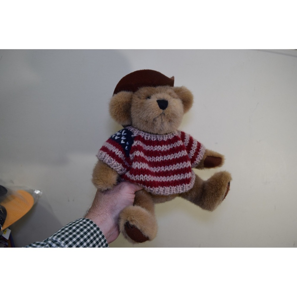 Vintage Brass Button Bears *CODY* Cowboy Flag Sweater Pickford Bears Ltd